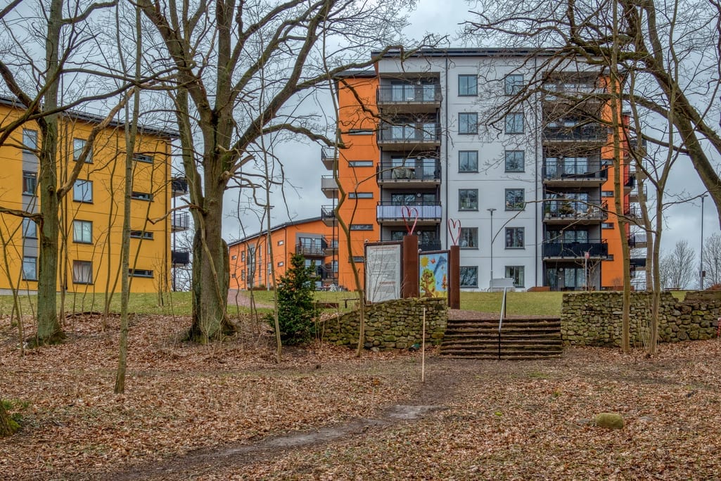 Bilder från stadsdelen Djurängen i Kalmar