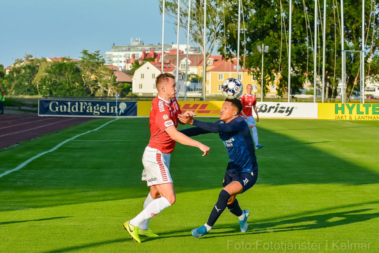 Kalmar FF möter Helsingborgs IF i Allsvenskan den 18 juni 200.
