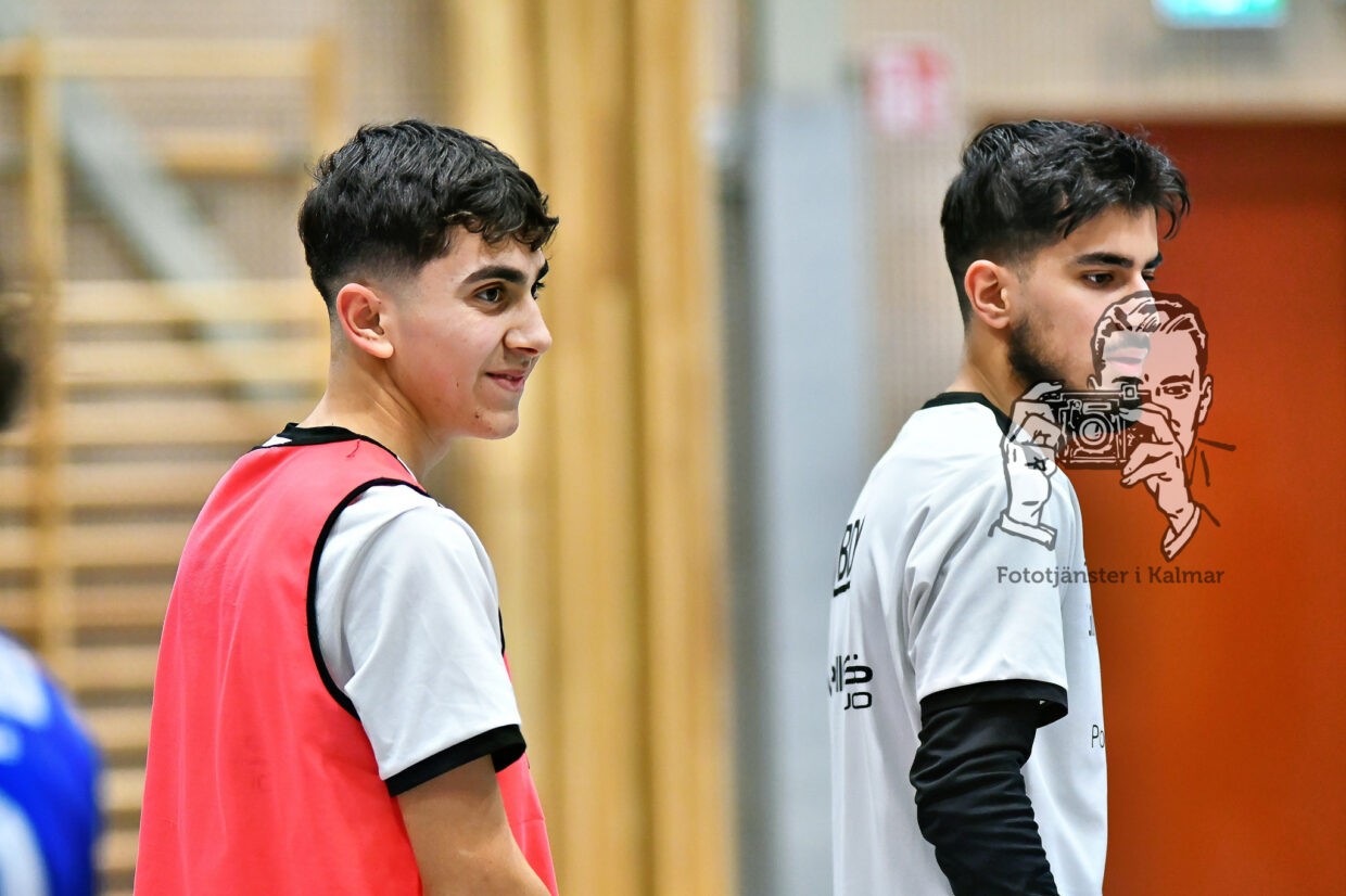 FC Kalmar mot Uddevalla Futsal, P19 Matchbilder, Vinter 2024, Sportfoto.